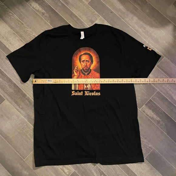 Saint Nicholas Cage Mens XXL T-Shirt - Picture 4 of 7